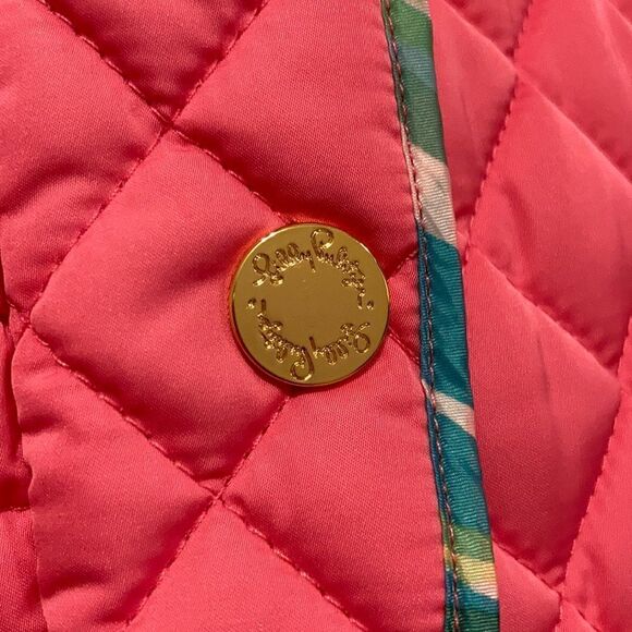 Lilly Pulitzer Vest Sz L 8-10 - Picture 3 of 11